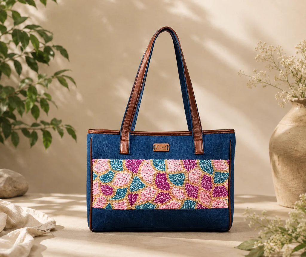 Hand Stitch Juco Ladies Bag – Colors of Happiness