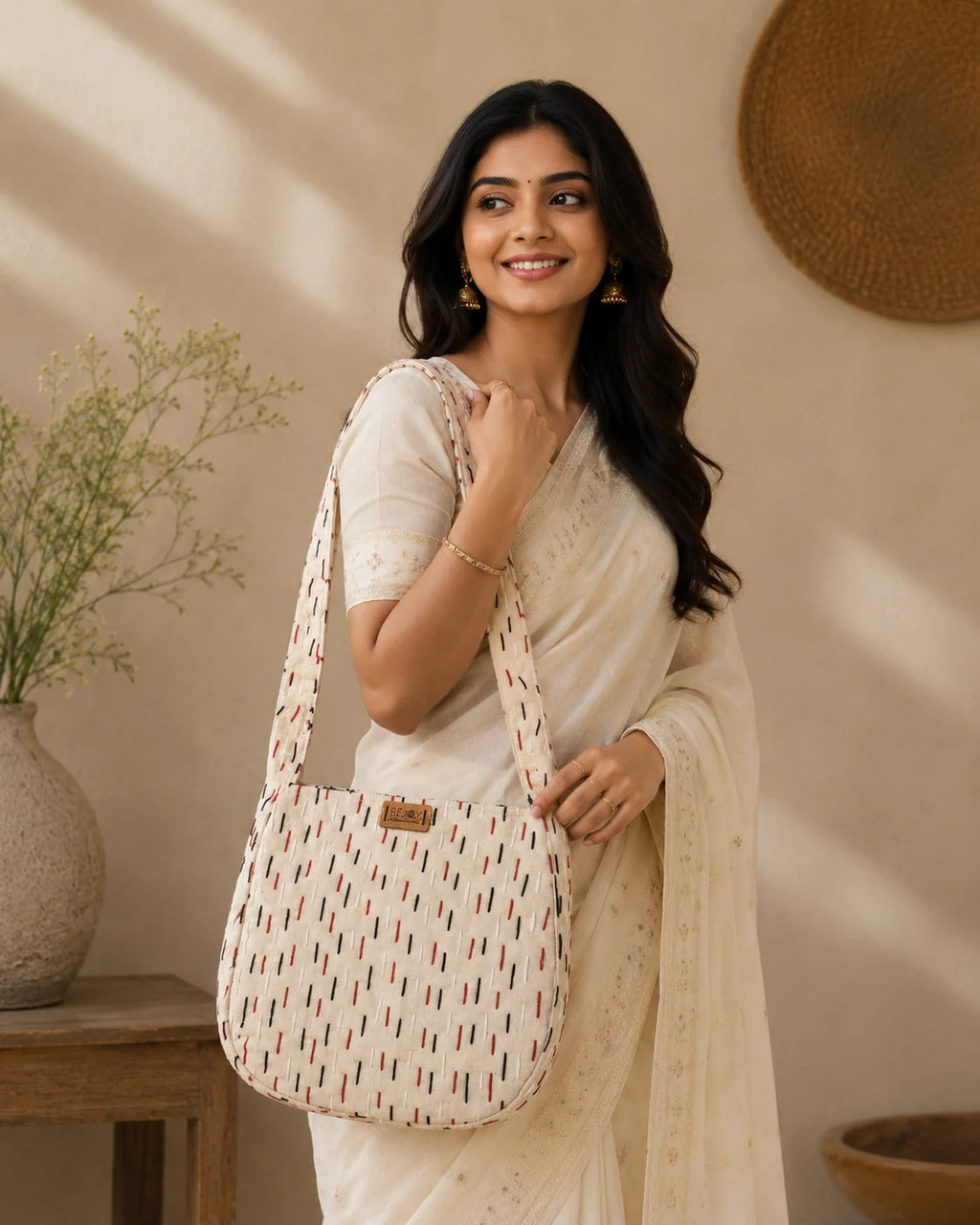 Hand Stitch Ladies Side Bag – Simple Joy