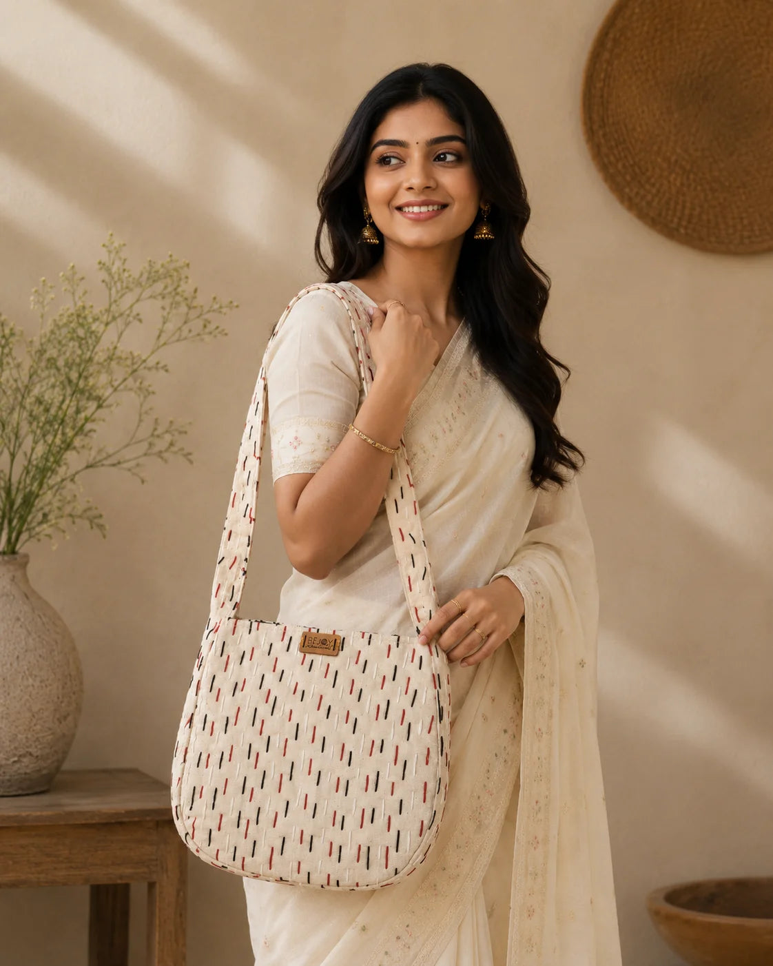 Hand Stitch Ladies Side Bag – Simple Joy