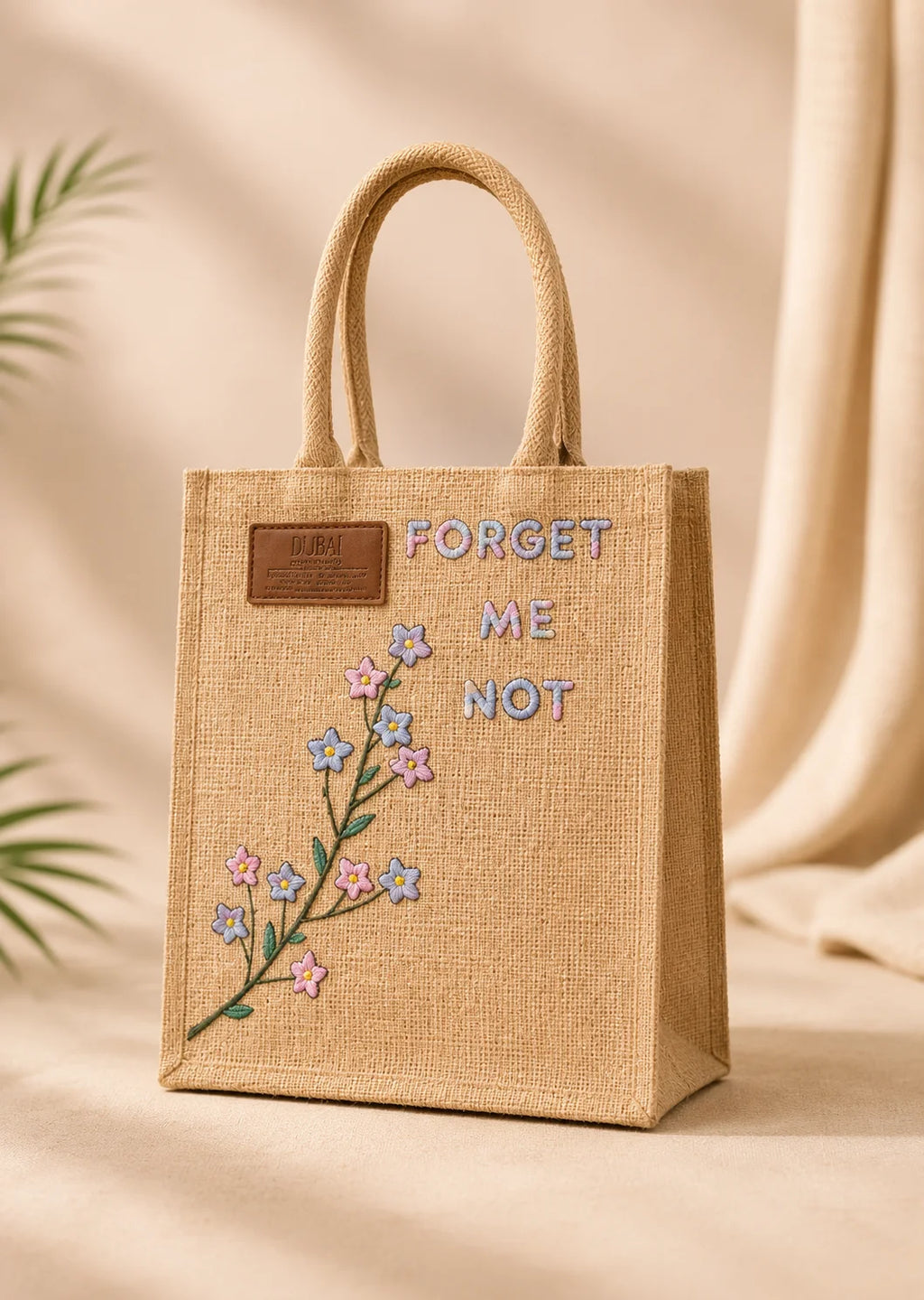 Jute Fabric Bag – Blooming Memories