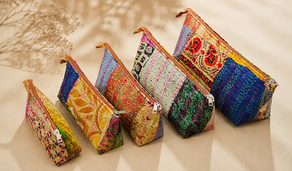 Hand Stitch Pouch Set – Beautiful Journey