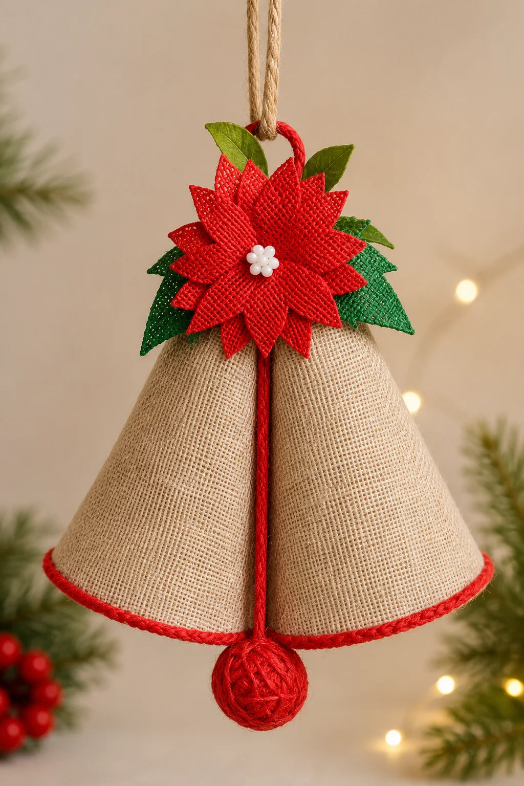 Home Decor – Jute Christmas Bell