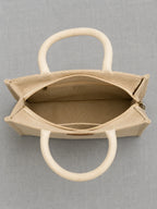 Jute Hand Stitch Tote Bag Set – Simple Harmony
