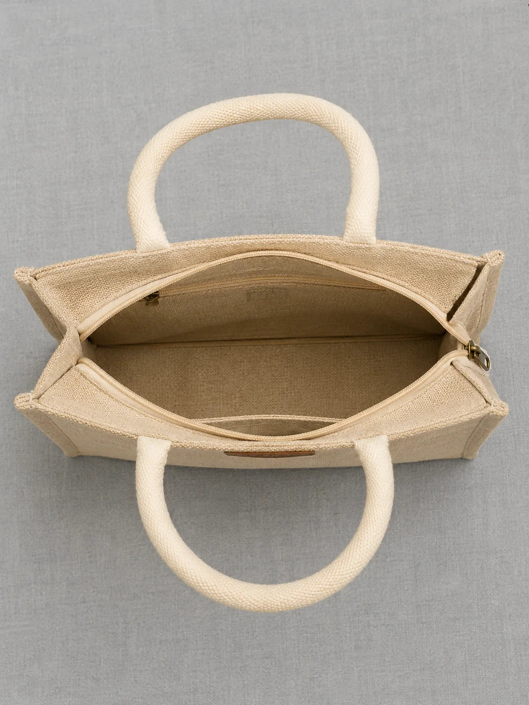 Jute Hand Stitch Tote Bag Set – Simple Harmony