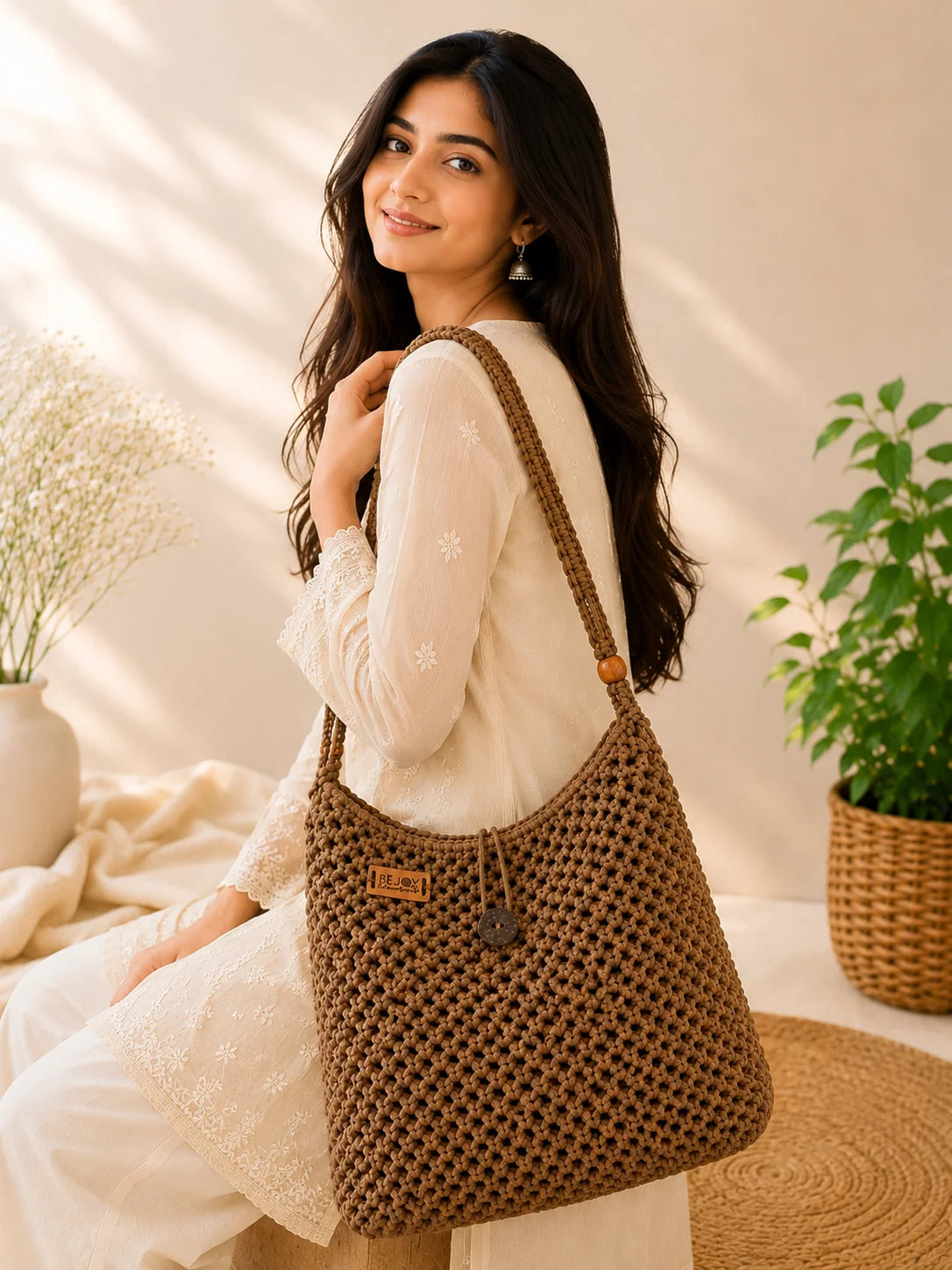 Macrame Ladies Side Bag – Touch of Grace