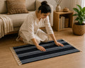 Handmade Cotton Floor Rug – Classic Stripes