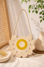 Jute Ladies Side Bag – Sunshine Bloom