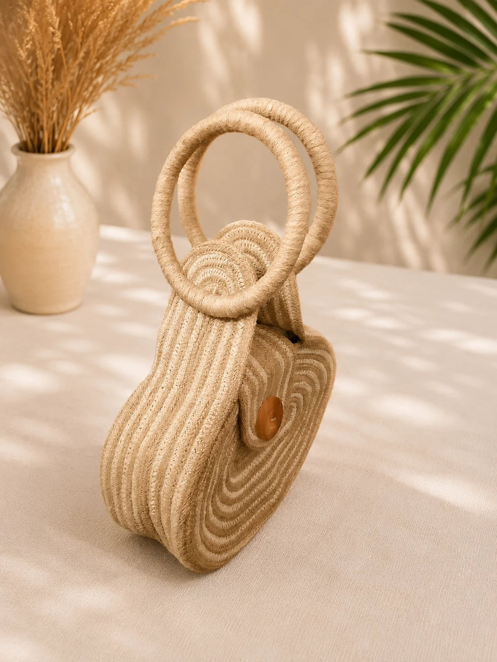 Jute Ladies Hand Bag – Circle of Peace