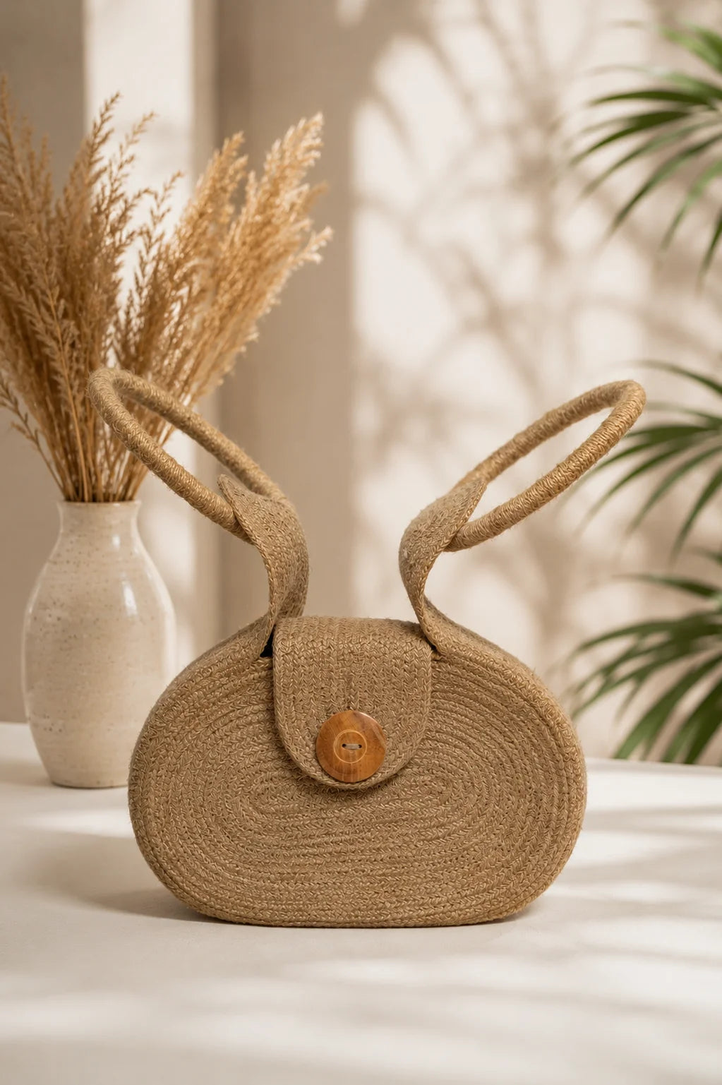 Jute Ladies Hand Bag – Circle of Peace