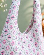 Printed Fabric Ladies Side Bag – Gentle Blossom