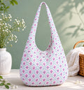 Printed Fabric Ladies Side Bag – Gentle Blossom