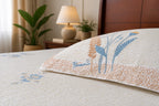 Hand Stitch Bed Cover Set – Blue Garden Bloom