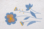 Hand Stitch Bed Cover Set – Blue Garden Bloom