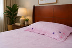 Hand Stitch Bed Cover Set – Pink Blossom Garden