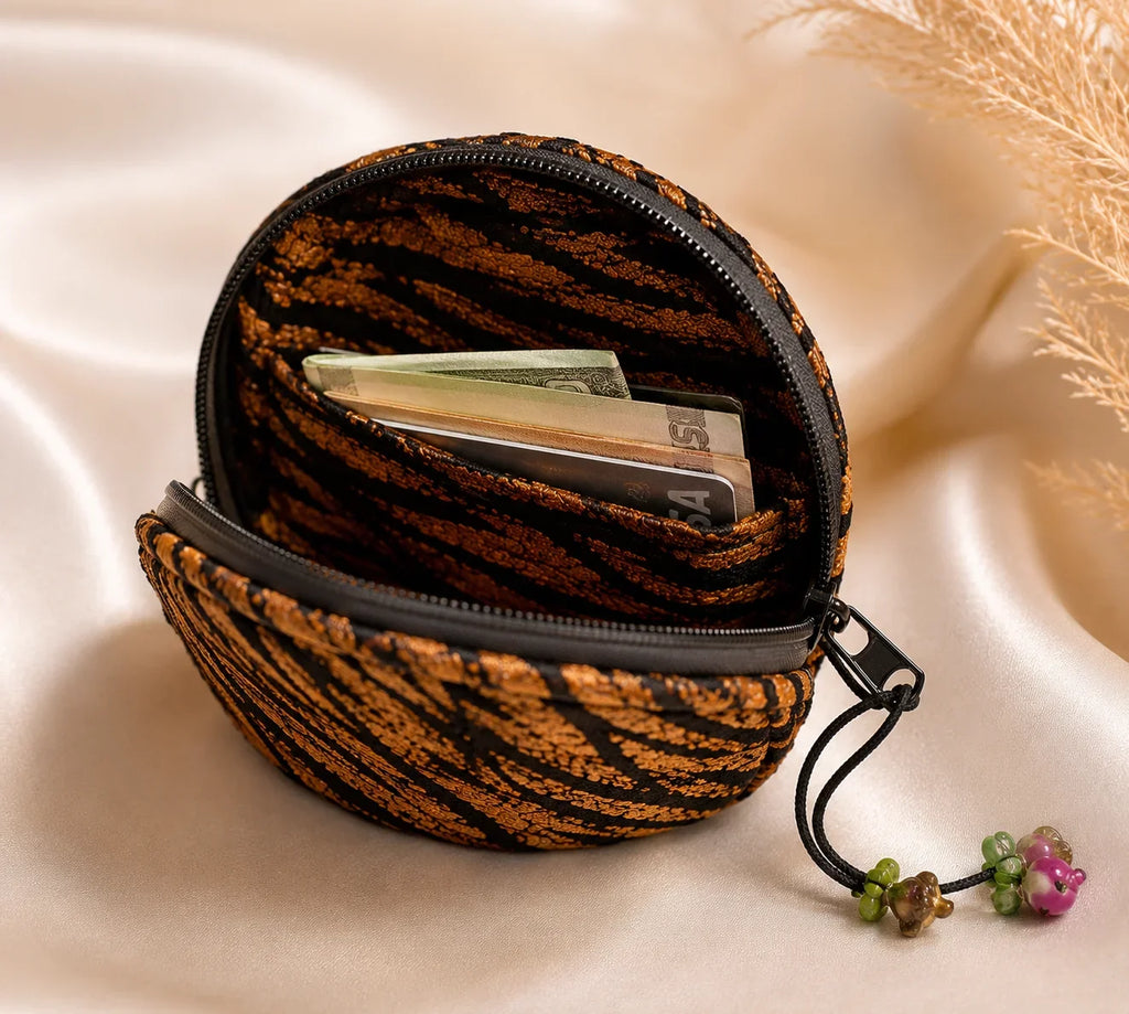 Hand Stitch Round Pouch – Circle of Strength