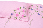 Hand Stitch Bed Cover Set – Pink Blossom Garden