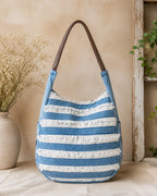 Denim Ladies Side Bag – Ocean Waves