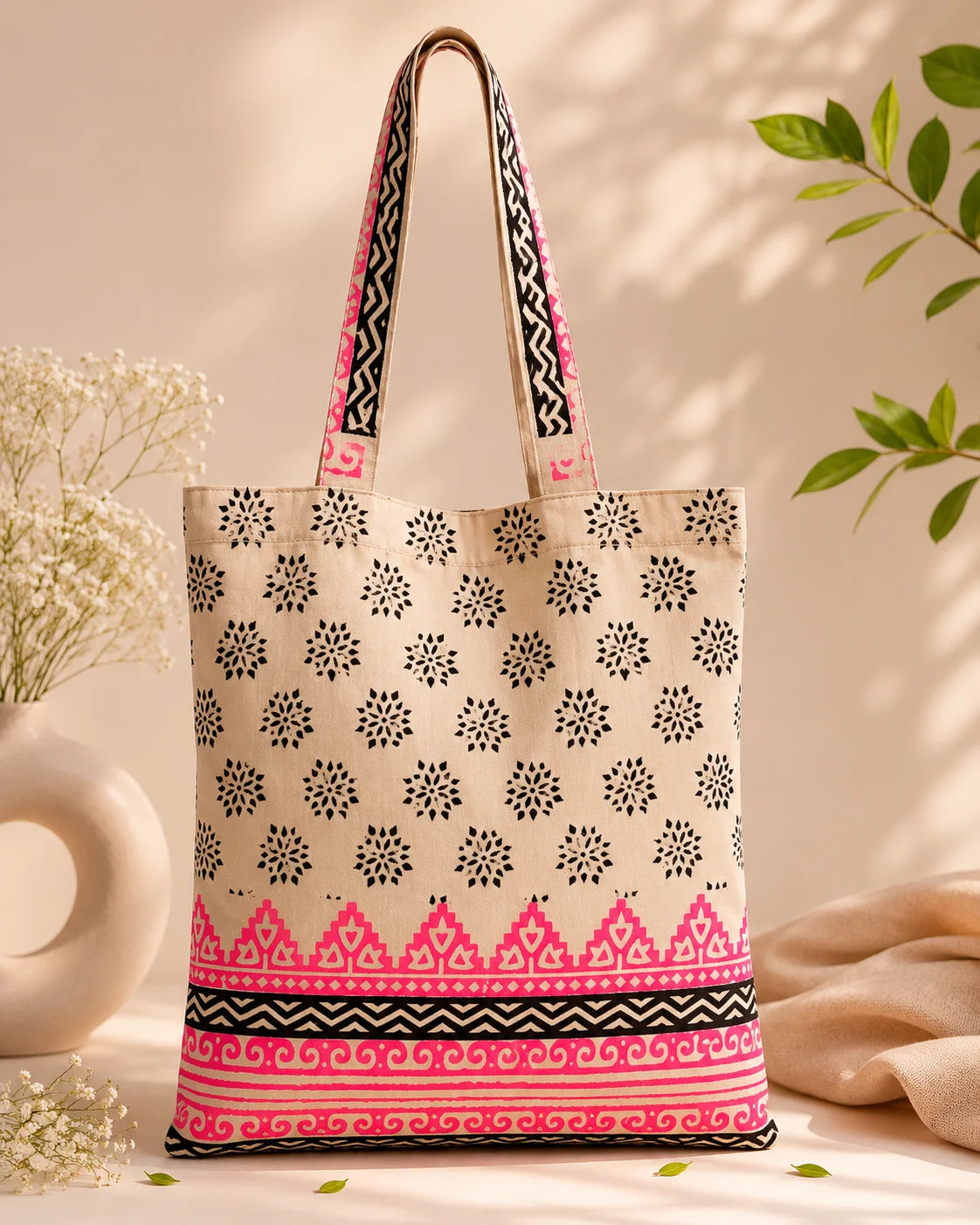Recycle Fabric Ladies Tote Bag – Classic Charm