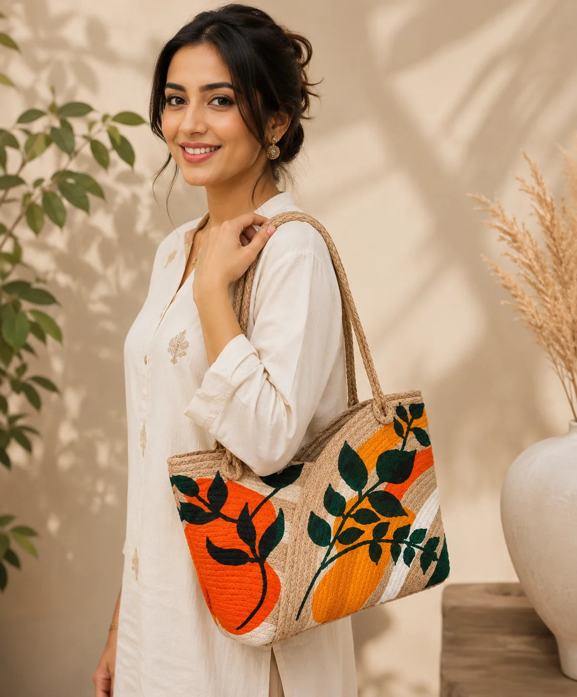 Jute Ladies Side Bag – Rays of Hope