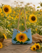 Jute Ladies Side Bag – Sunflower Hope