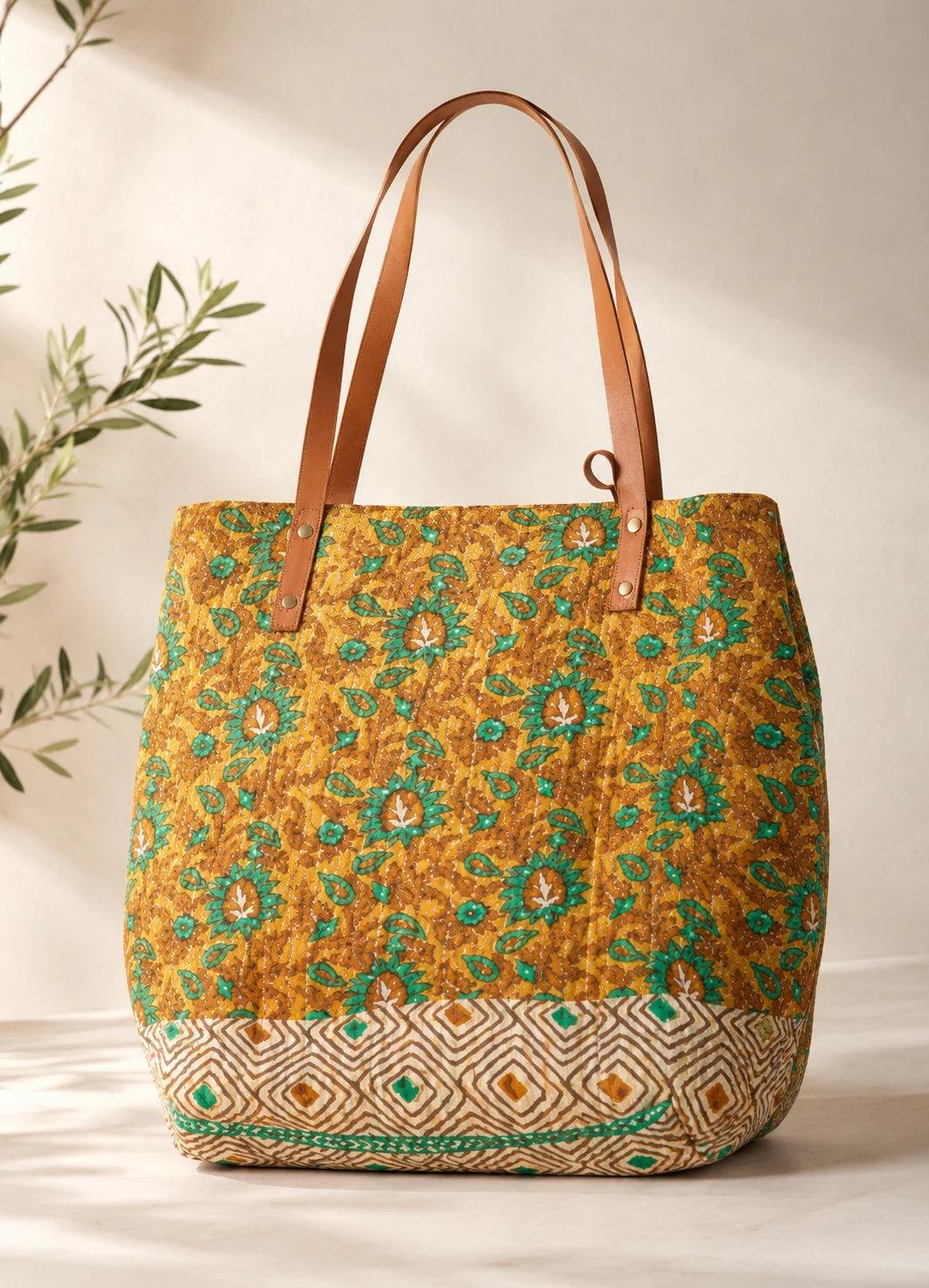 Recycle Fabric Ladies Tote Bag – Nature’s Beauty