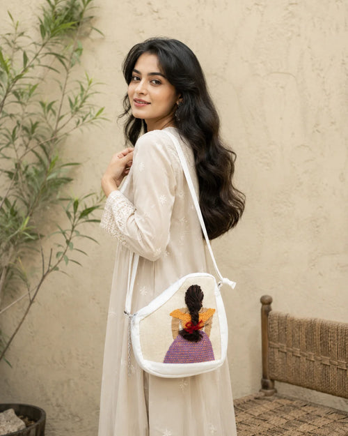 Hand Stitch Ladies Side Bag – Beautiful Journey