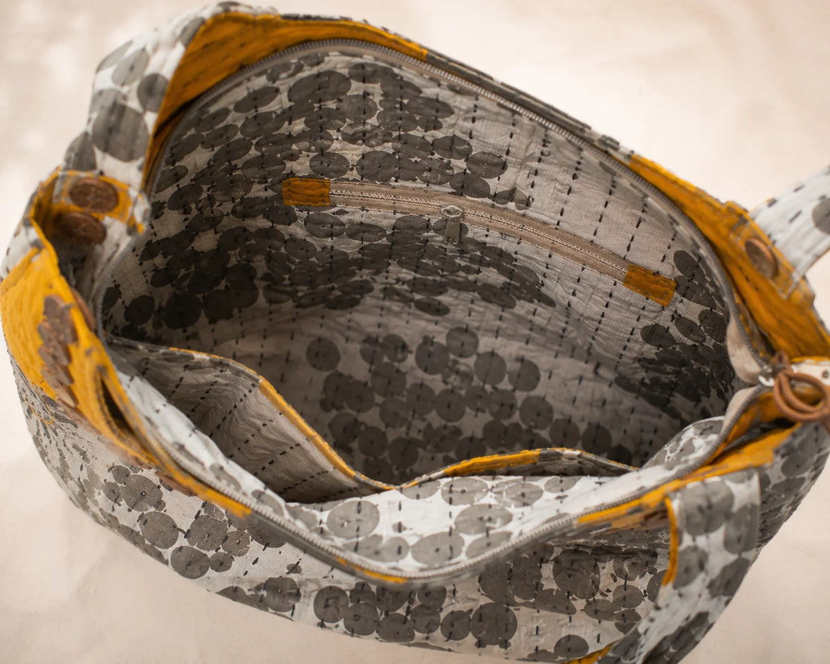 Recycle Fabric Ladies Side Bag – Golden Moments