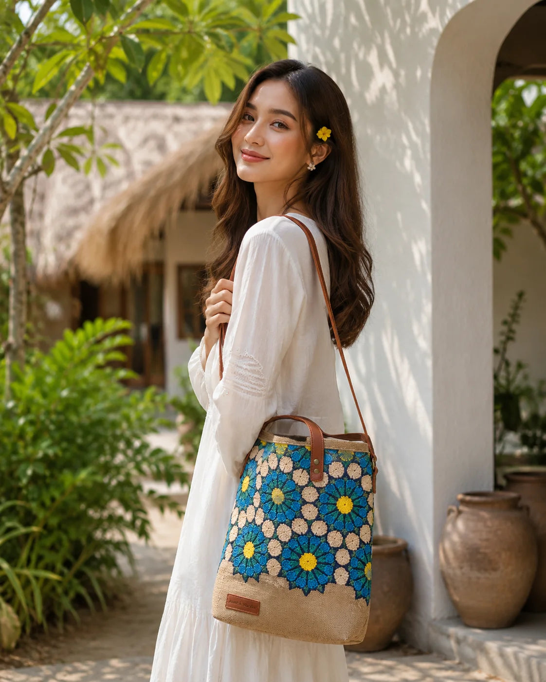 Juco Ladies Side Bag – Blooming Sunshine