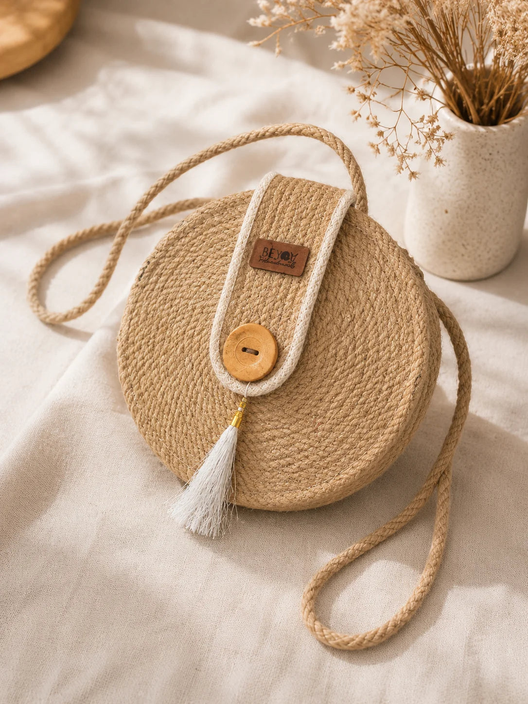 Jute Ladies Side Bag – Pure Harmony