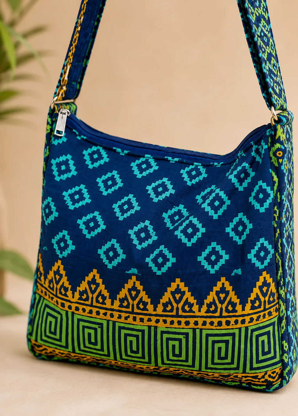 Printed Fabric Ladies Tote Bag – Ocean Harmony