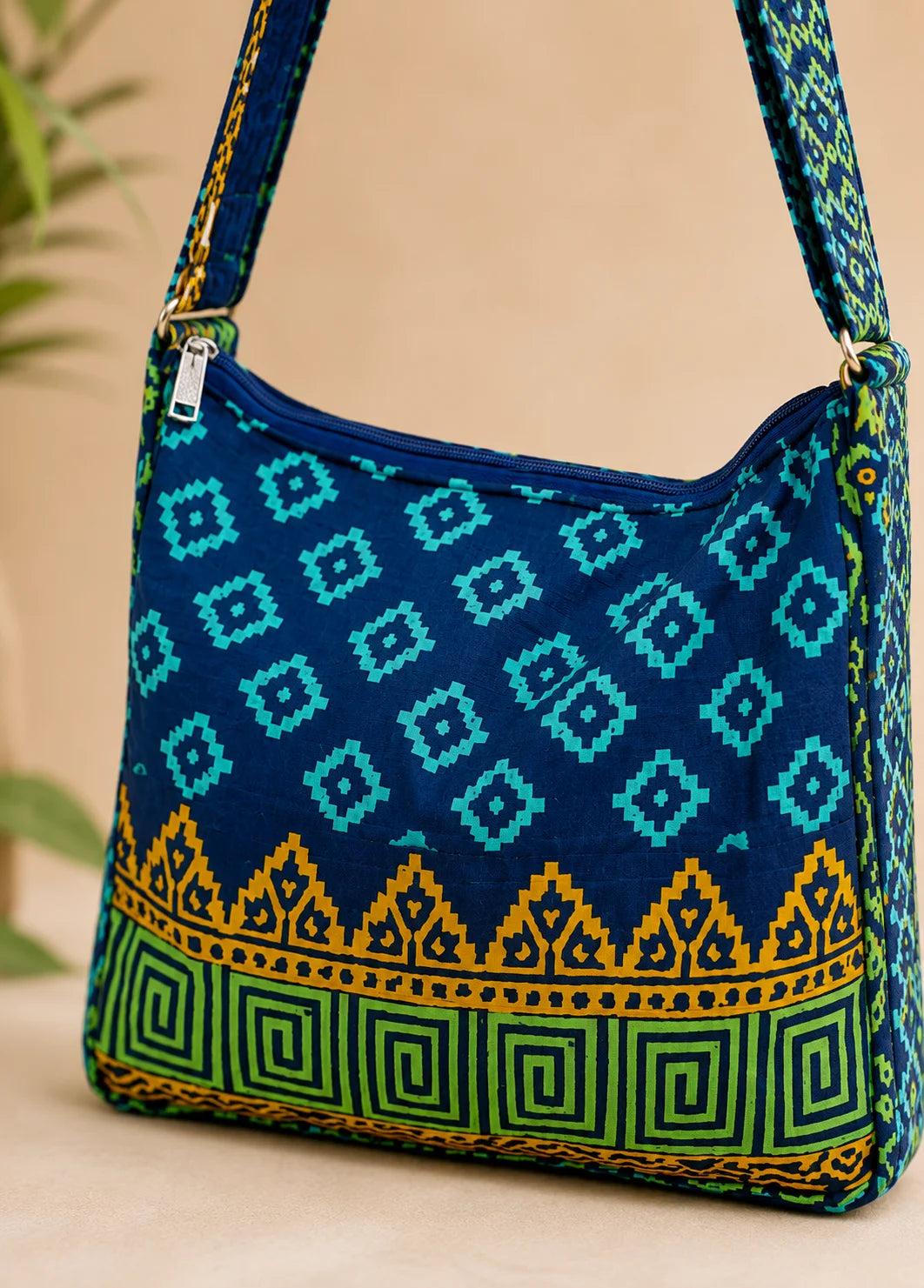 Printed Fabric Ladies Tote Bag – Ocean Harmony