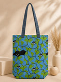 Printed Jute Ladies Tote Bag – Colorful Patterns