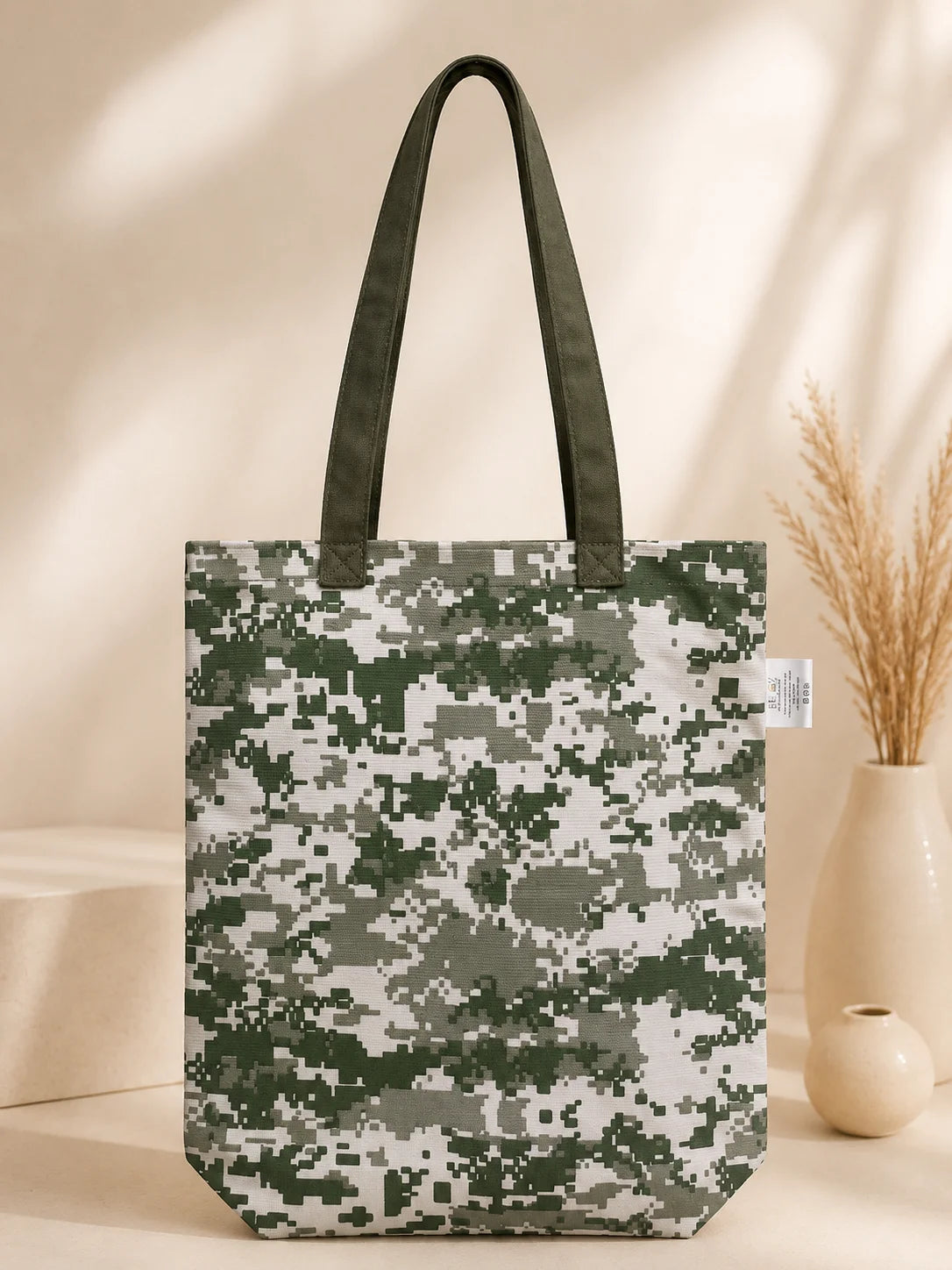 Printed Jute Ladies Tote Bag – Colorful Patterns