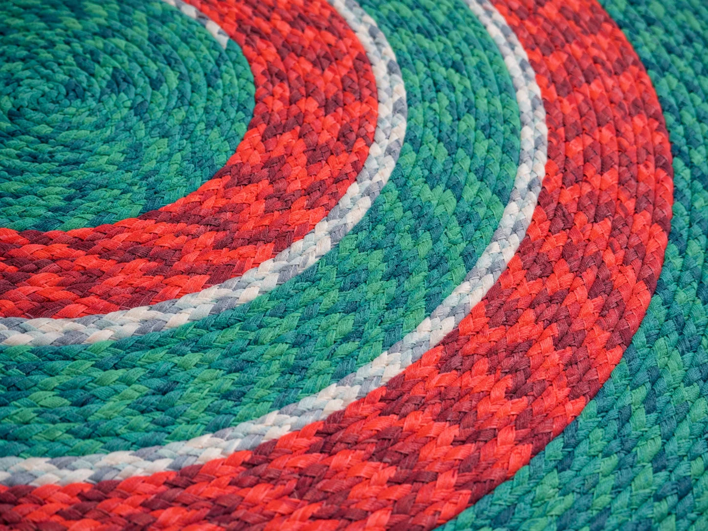 Jute Floor Rug – Circle Harmony