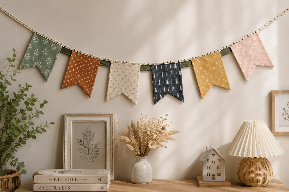 Handmade Home Decor – Fabric Celebration Bunting