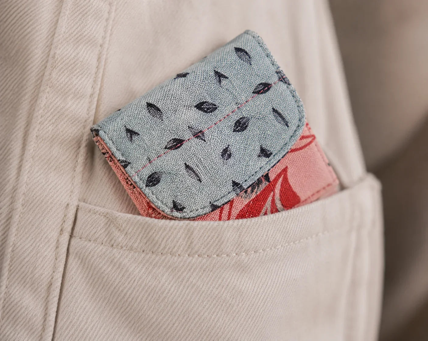 Hand Stitch Pocket Pouch – Little Joy