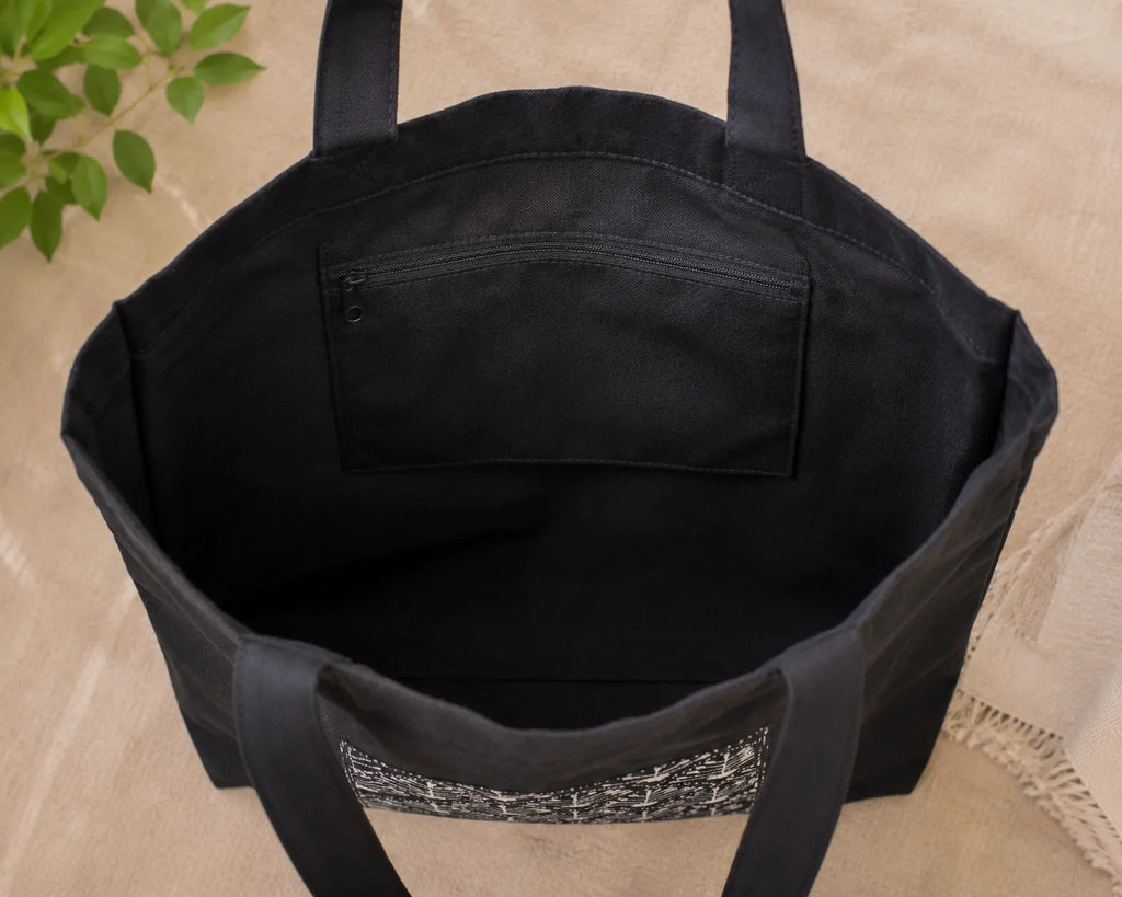 Printed Fabric Ladies Tote Bag – Classic Leaves
