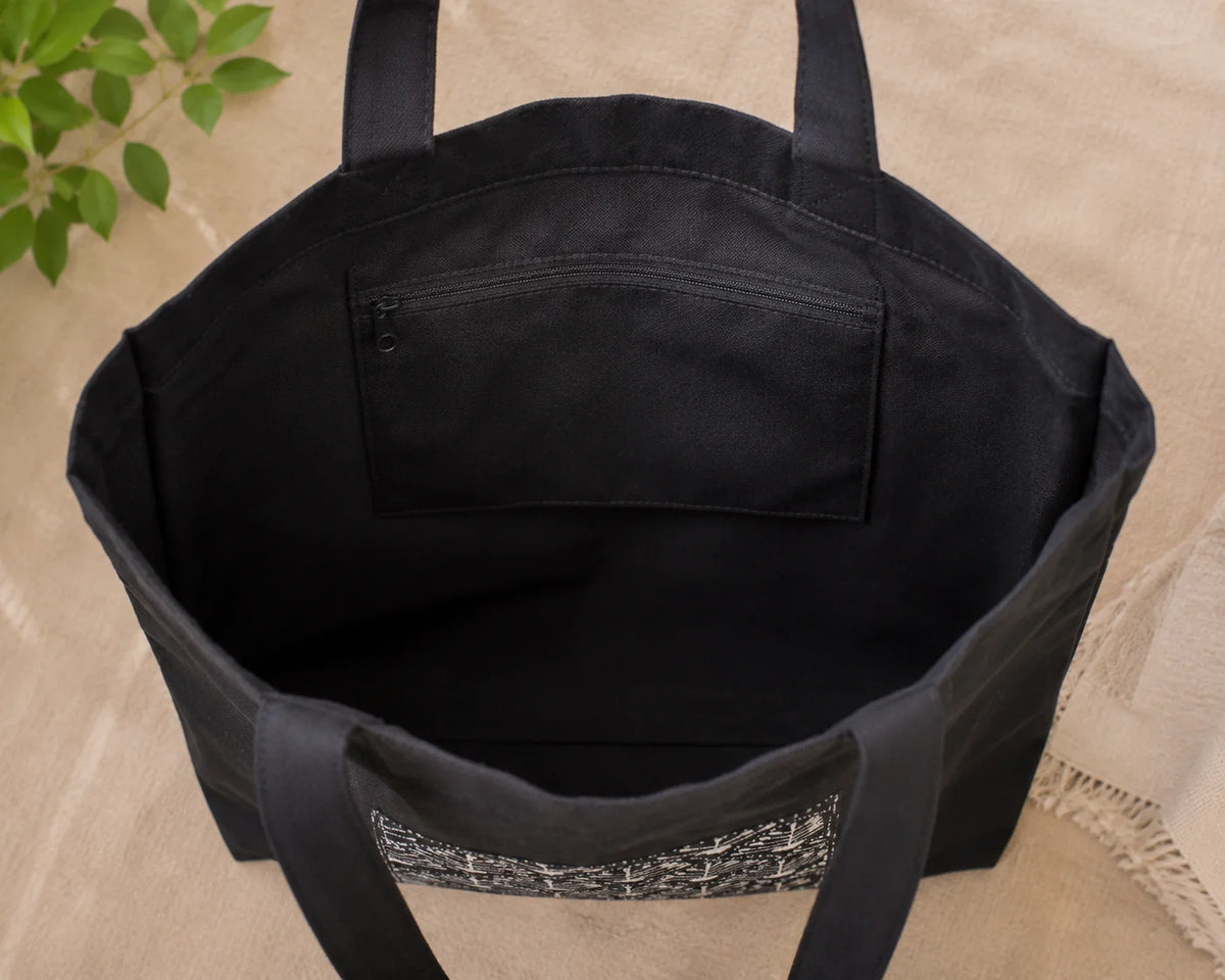 Printed Fabric Ladies Tote Bag – Classic Leaves