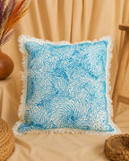 Handstitch Cushion - Ocean Waves