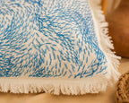 Handstitch Cushion - Ocean Waves