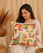 Handstitch Cushion - Tropical Joy