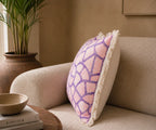 Handstitch Cushion - Lavender Harmony