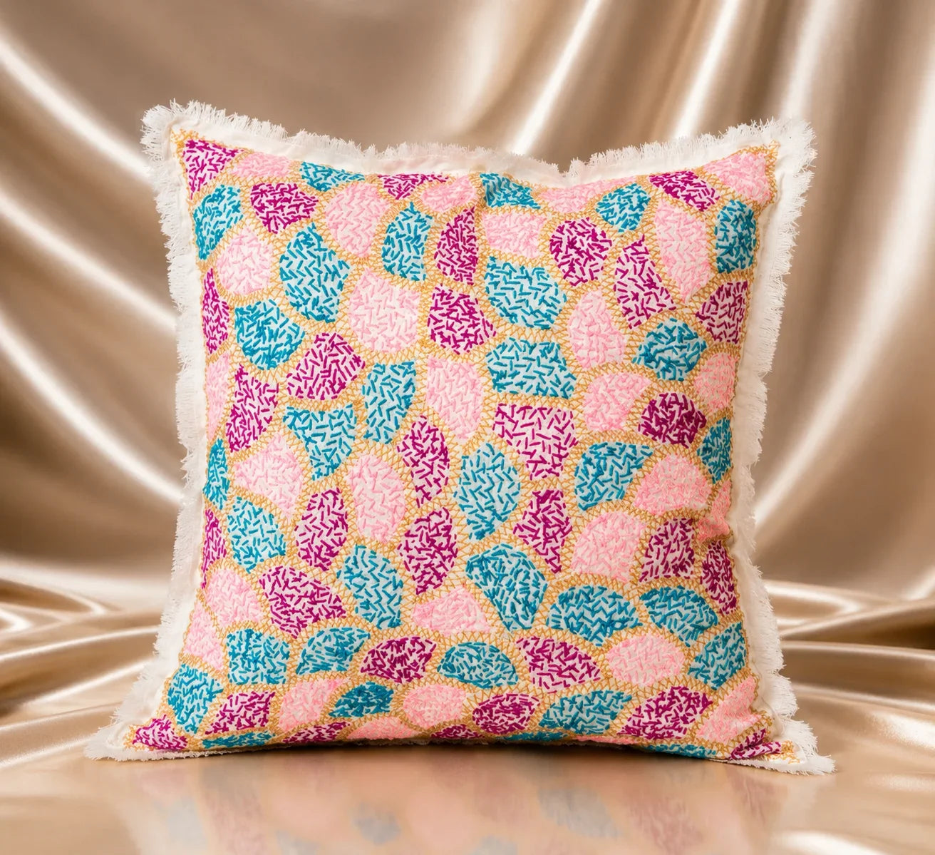 Handstitch Cushion - Keya Design