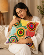 Handstitch Cushion-Circle of Hope