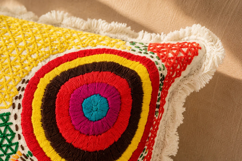 Handstitch Cushion-Circle of Hope