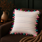 Handstitch Cushion - Colorful Lines