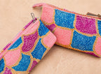 Hand Stitch Pouch – Ocean Bloom