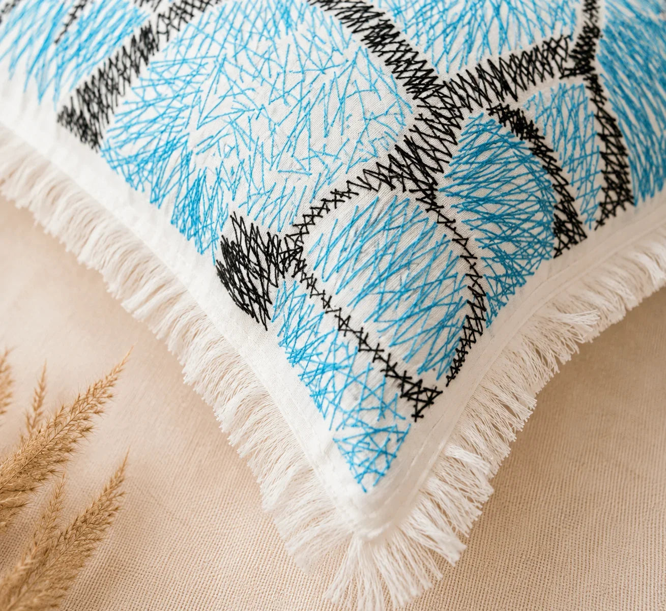 Handstitch Cushion - Shila Design