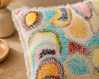 Handstitch Cushion - Joyful Rainbow