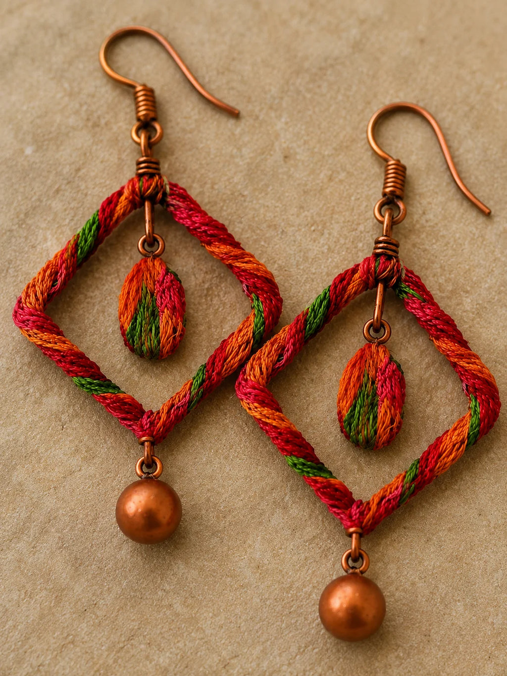 Handcrafted Earring – Nature Frame